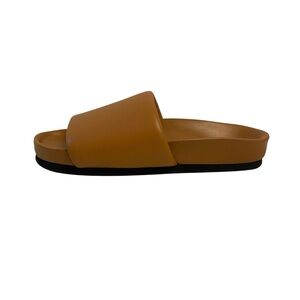 M. Gemi The Ada Luggage Tan Slide Sandal